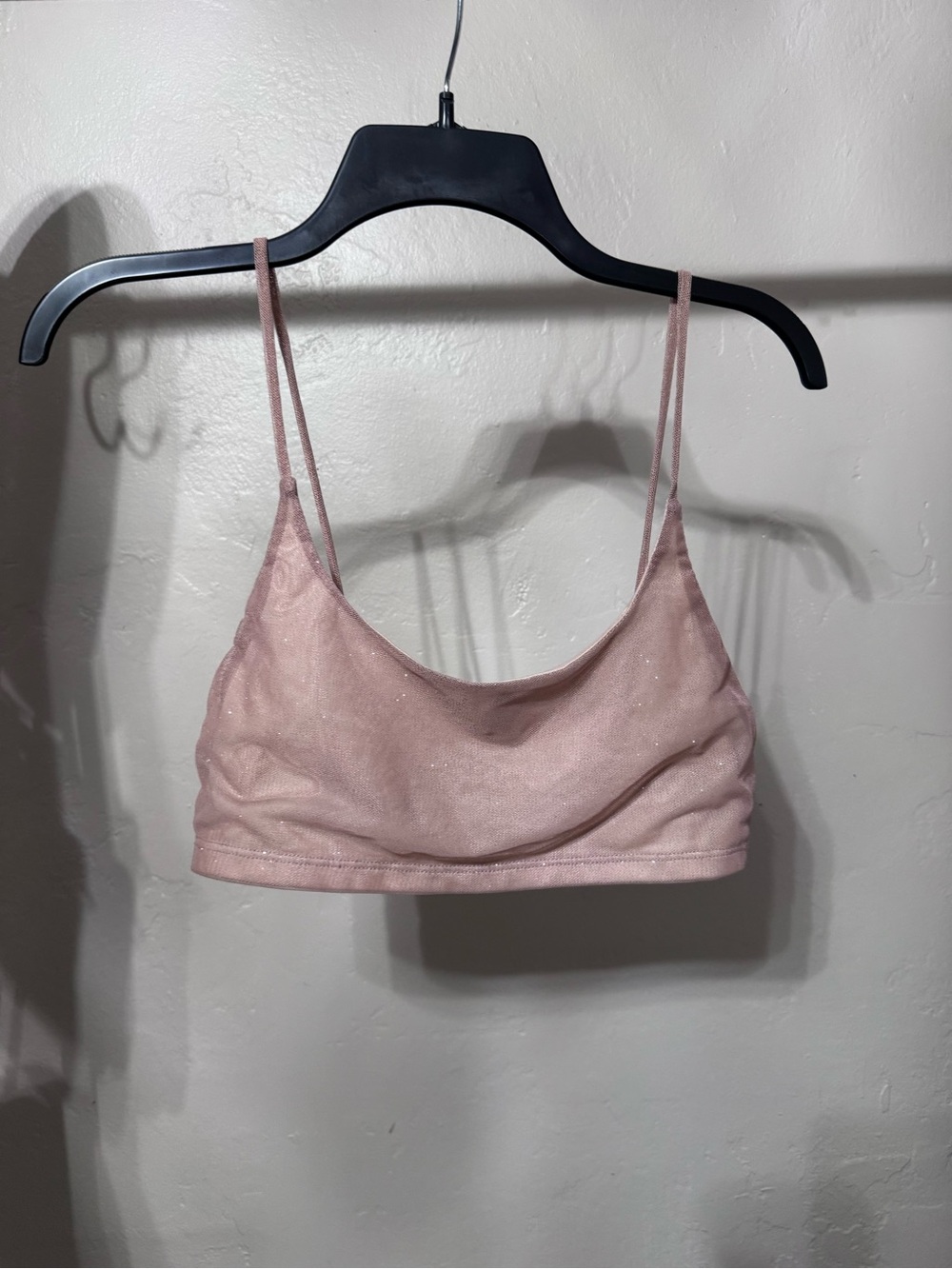 Windsor Sparkle Bralette in Blush Pink